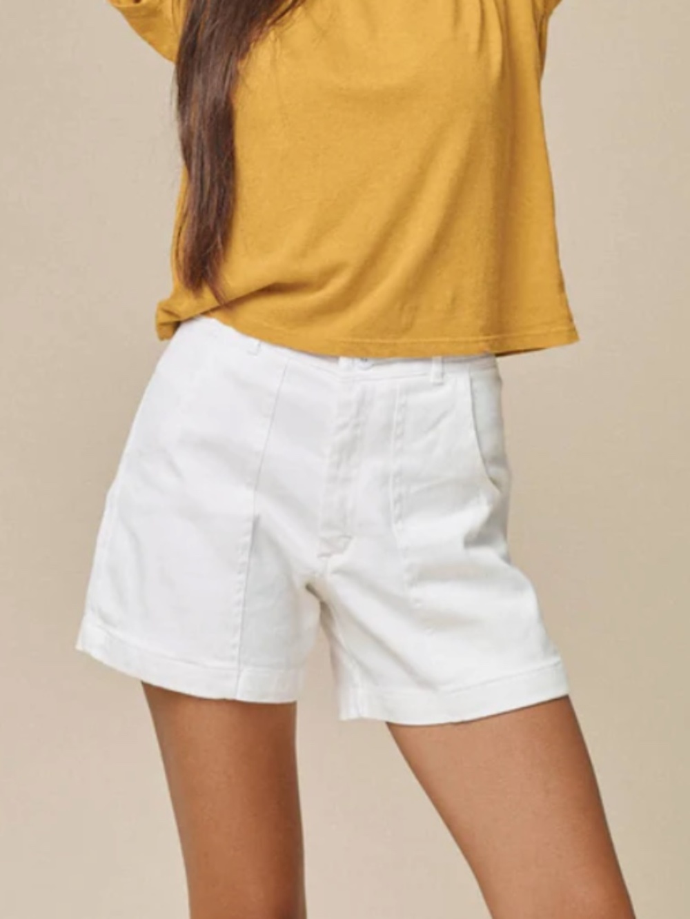 Jungmaven Organic Cotton & Hemp Venice Short in Washed White